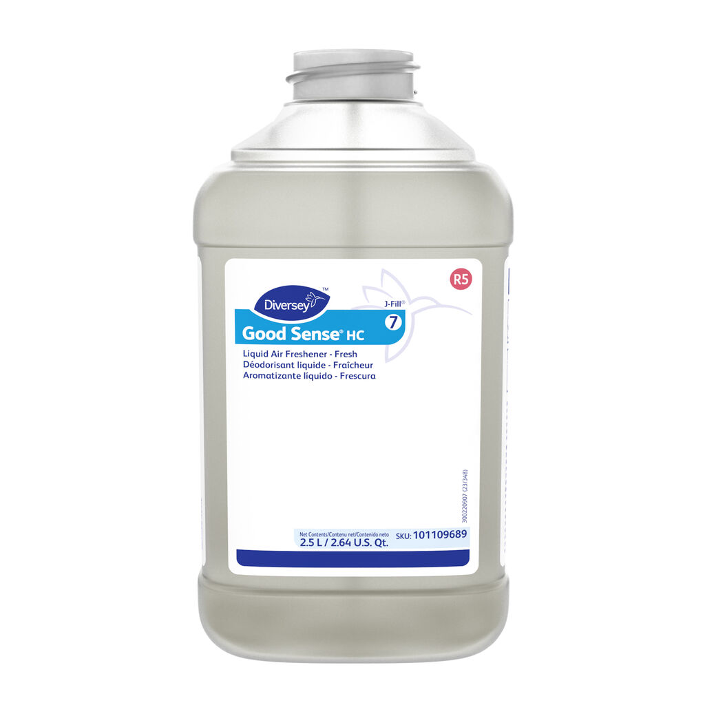 Good Sense® Liquid Odor Counteractant Concentrate 7, 2.5L, J-Fill® / QuattroSelect®, 2/CT - Liquid Air Freshener - Fresh